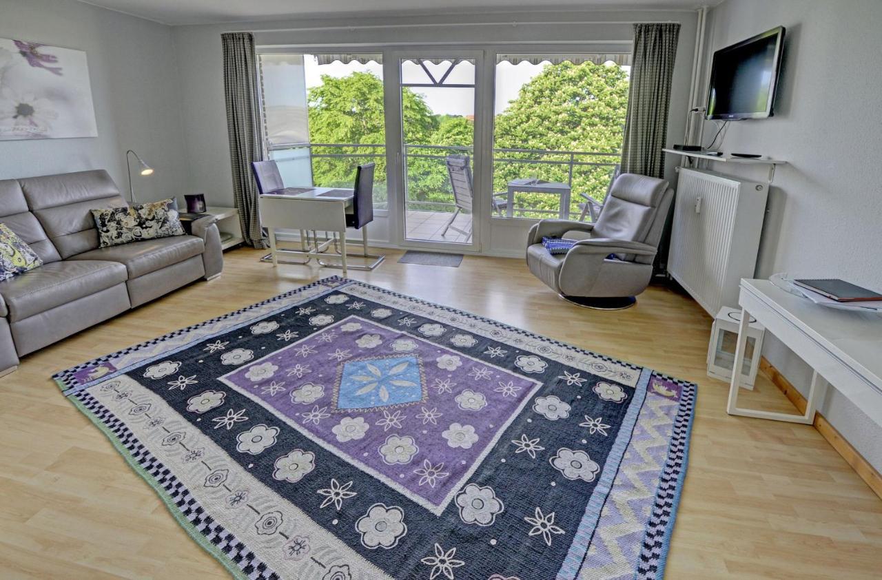Fewo1846 - Bellevue - Sonnige 2-Zimmer-Wohnung Mit Balkon Und Hafenblick Flensburgo Exterior foto