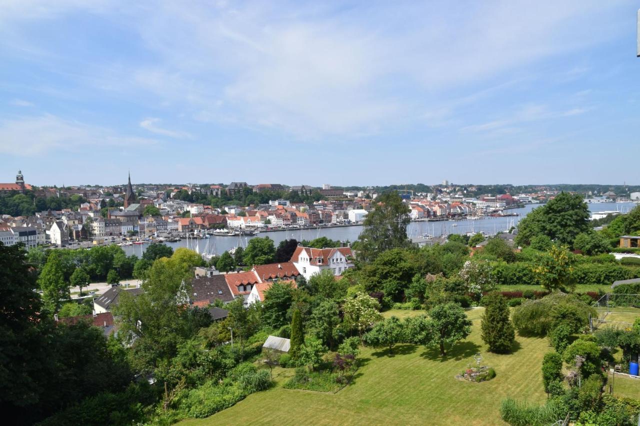Fewo1846 - Bellevue - Sonnige 2-Zimmer-Wohnung Mit Balkon Und Hafenblick Flensburgo Exterior foto