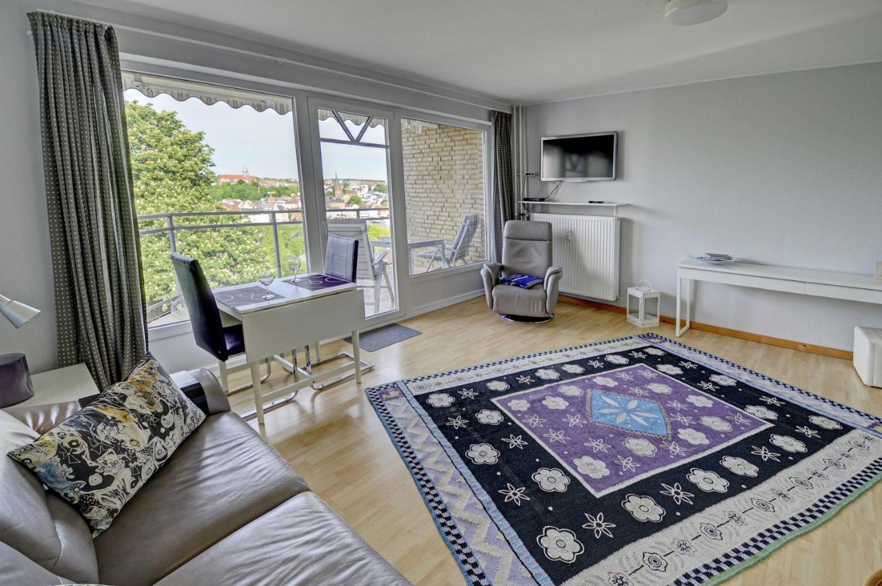 Fewo1846 - Bellevue - Sonnige 2-Zimmer-Wohnung Mit Balkon Und Hafenblick Flensburgo Exterior foto
